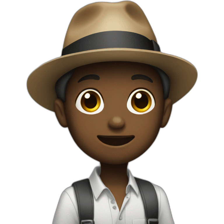 fedora kid emoji