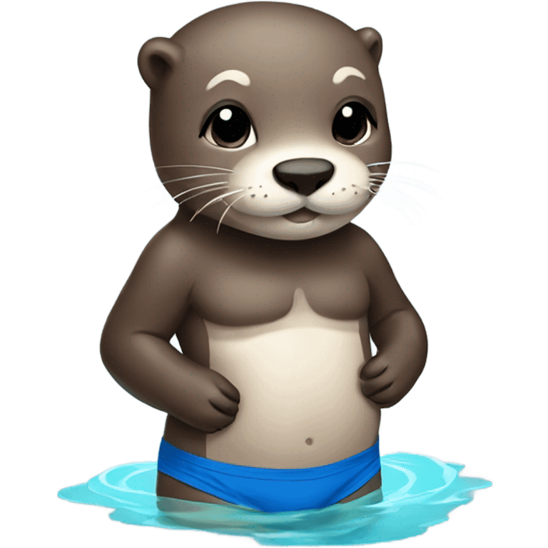 swimwear otter emoji