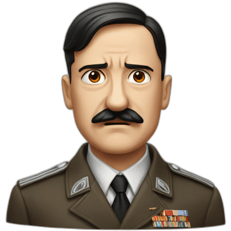 Hitler qui fait un salut emoji