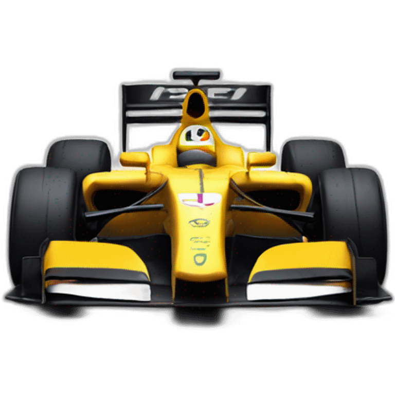 Formula 1 Renault car emoji