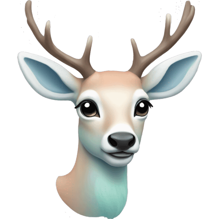 pastel deer emoji