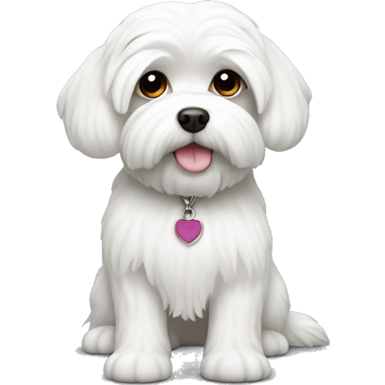 White Maltese emoji