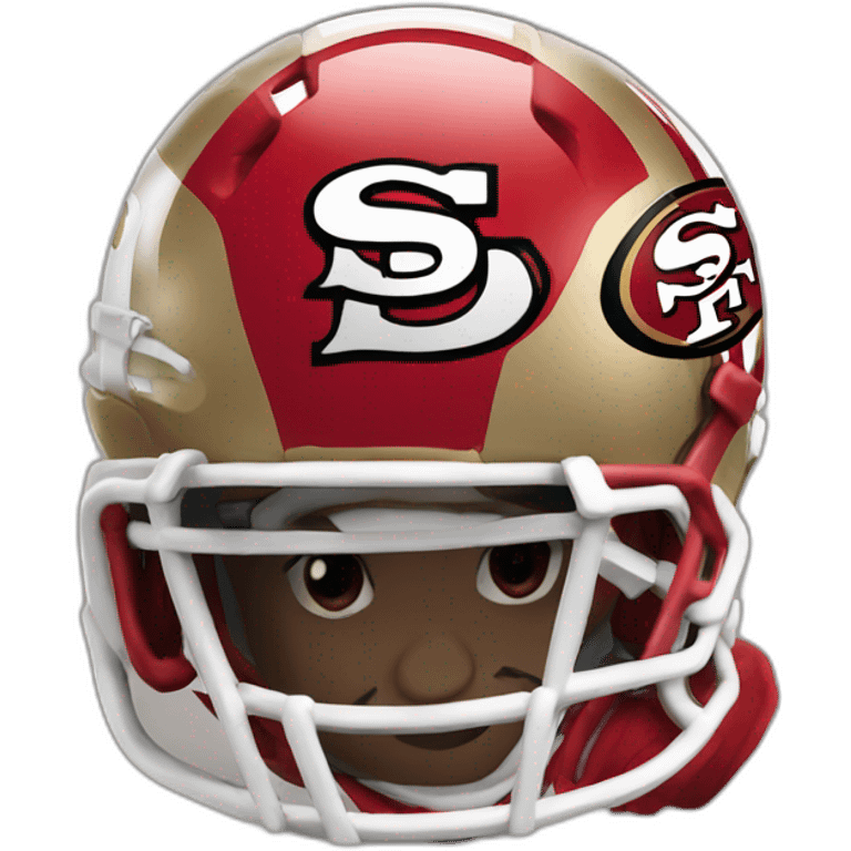 49ers touchdown emoji