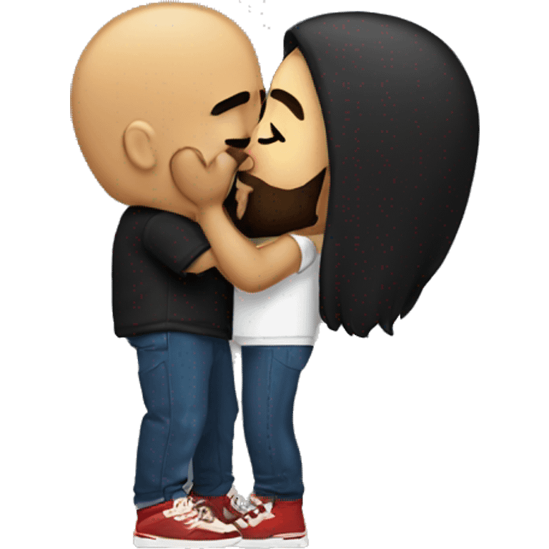 drake kissing drake emoji