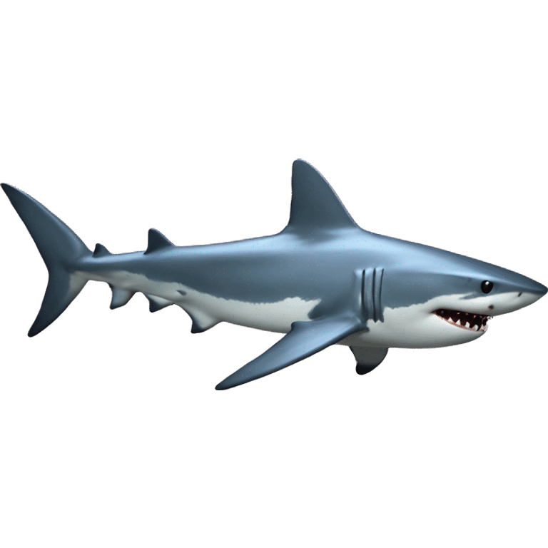 Shark with a laser on its back emoji