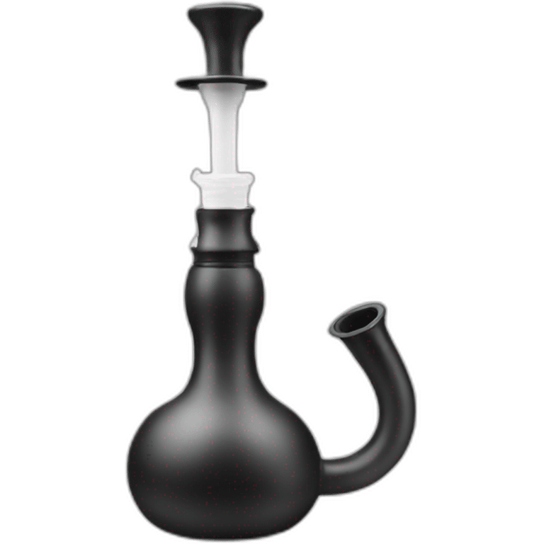 hookah blanco y negro emoji