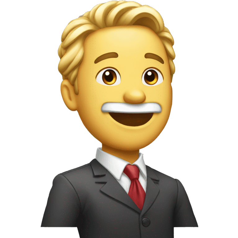 excited rich man emoji