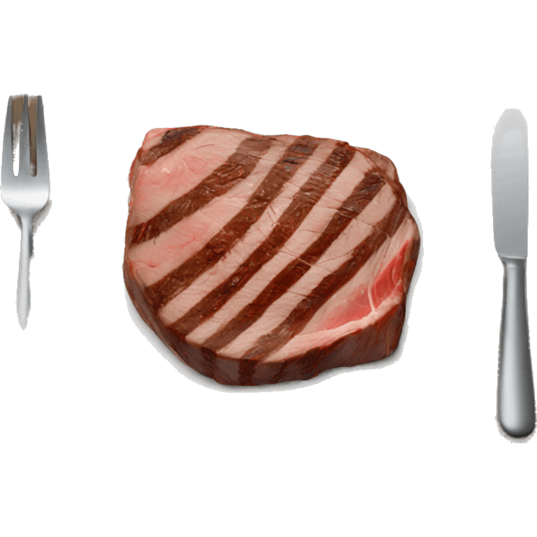 steak on plate emoji