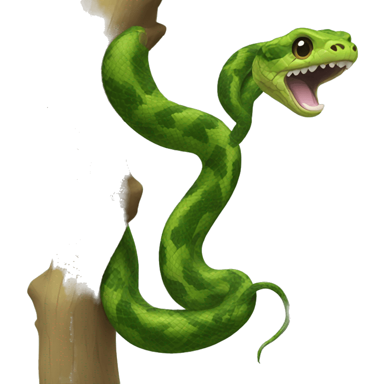 Tree snake emoji