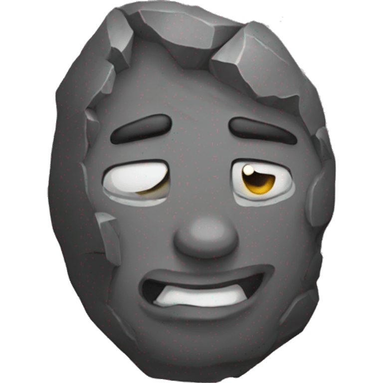 Rock emoji