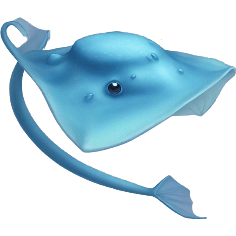 Ethereal blue stingray emoji