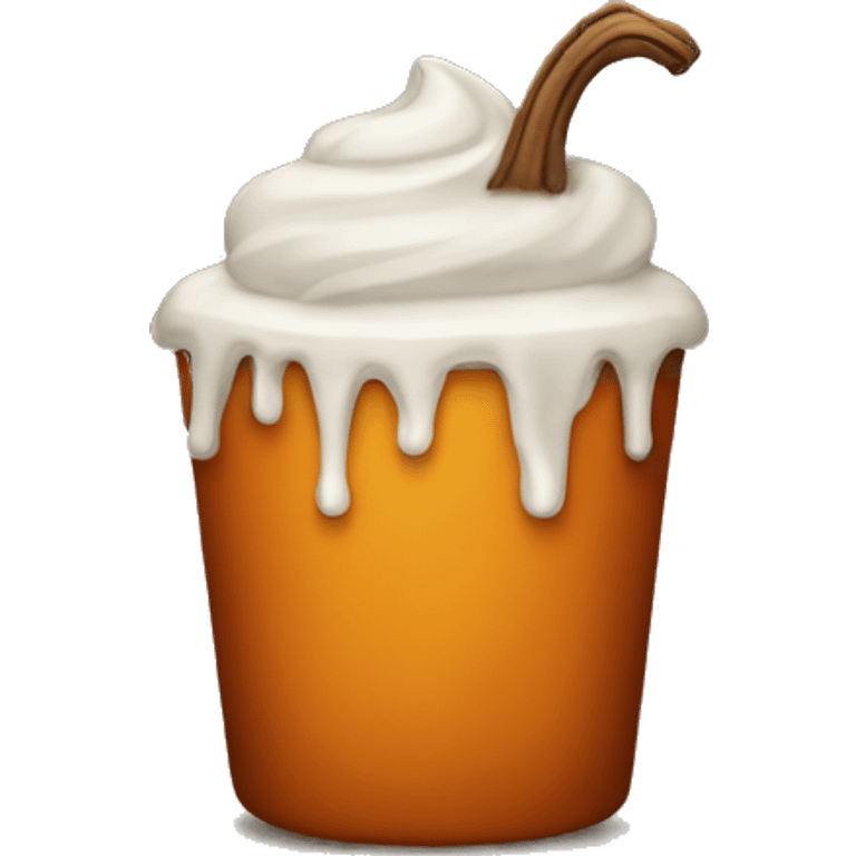 Iced Pumpkin Spice emoji