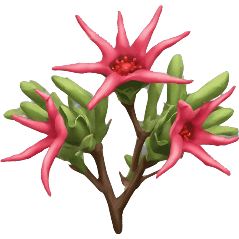 Crown of Thorns flower emoji