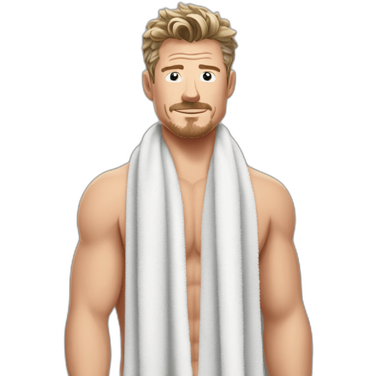 Mark Sloan (Eric Dane) Grey's Anatomy in Towel emoji