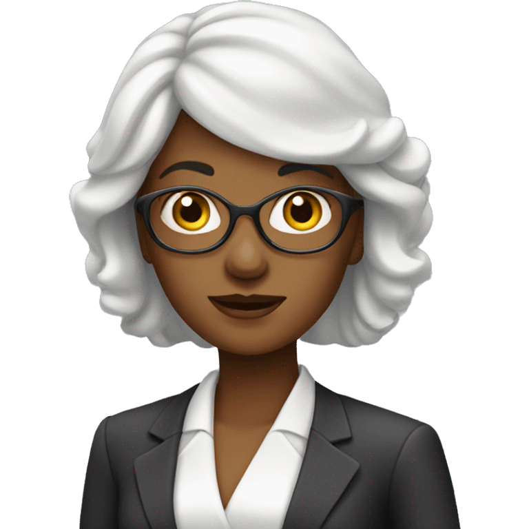 white banker woman emoji