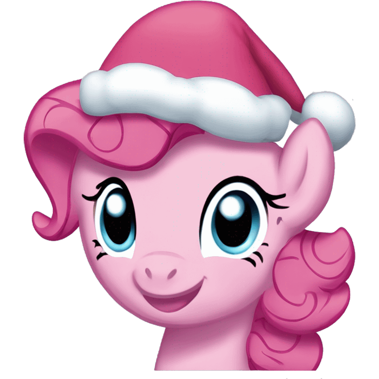 Pinkie pie chirstmas hat  emoji