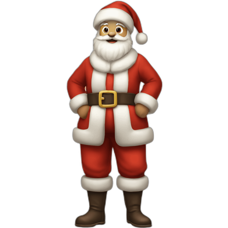 santa claus full body emoji