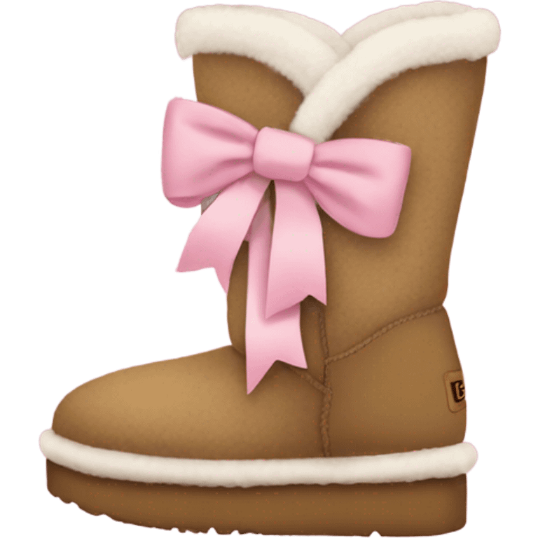 Uggs with bows emoji