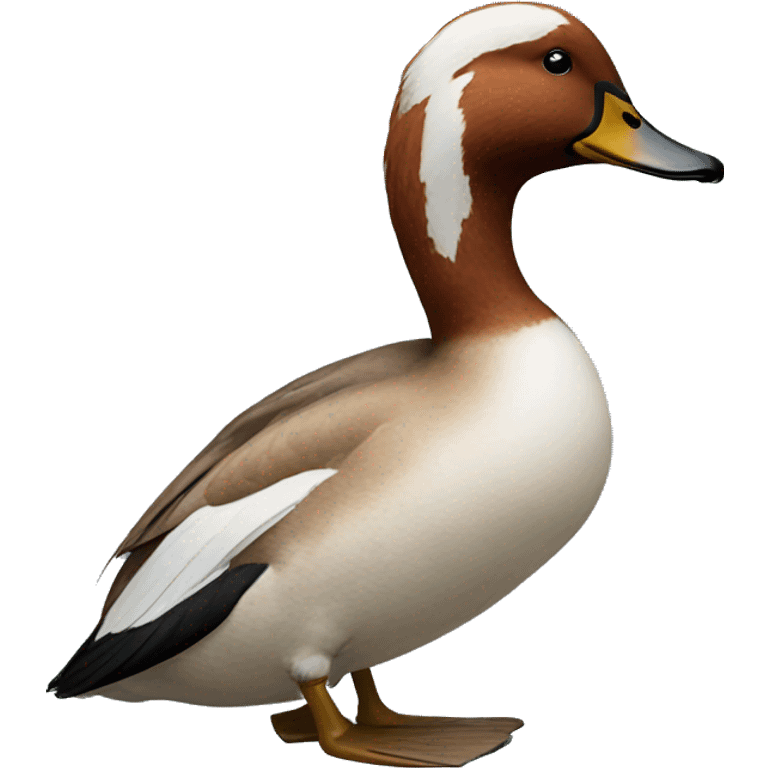 Canvasback duck emoji