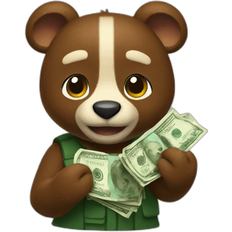 Tom Nook with money emoji