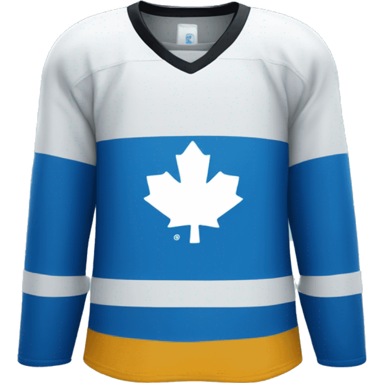 hockey jersey blue S logo emoji