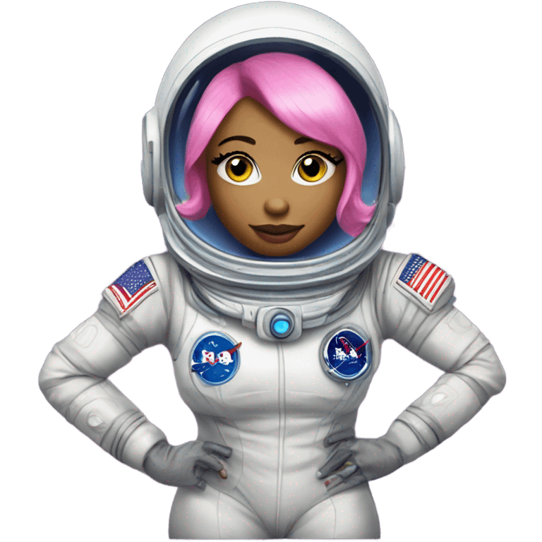 Nicki Minaj in a space suit  emoji