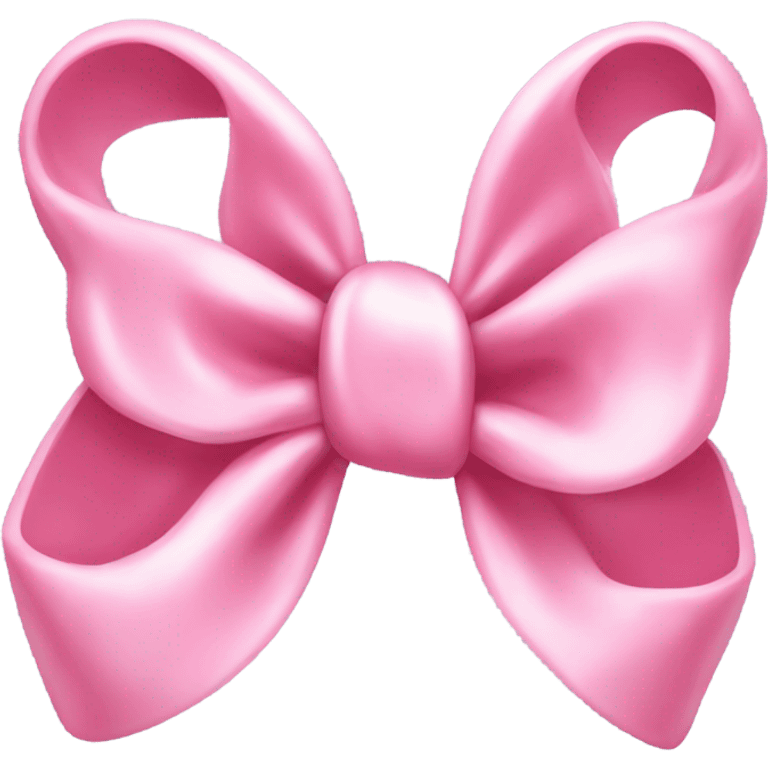 A cute pink bow emoji