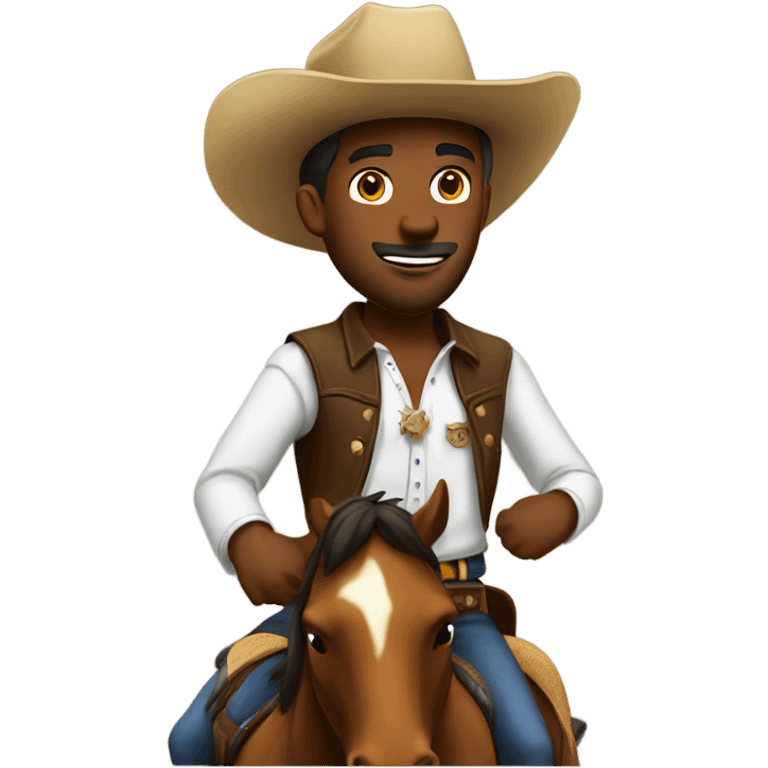 Cowboy on a horse  emoji