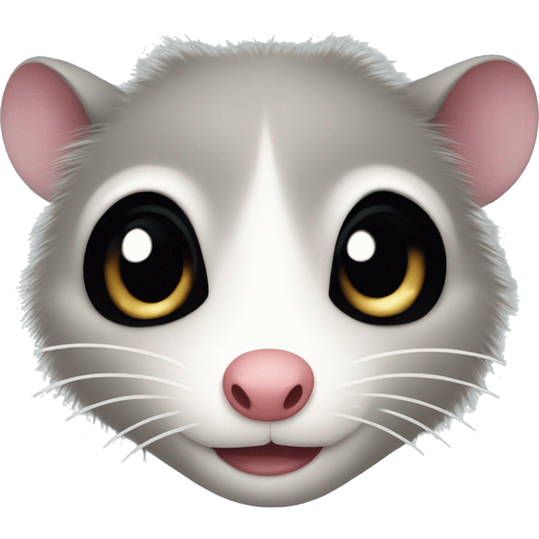 opossum Face with Tears emoji