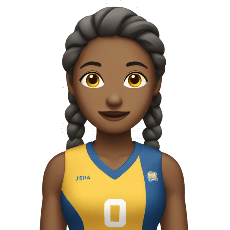 create a female volleyball player emoji