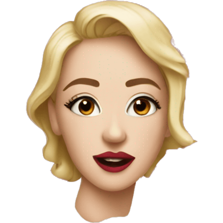 Beautiful lipstick  emoji