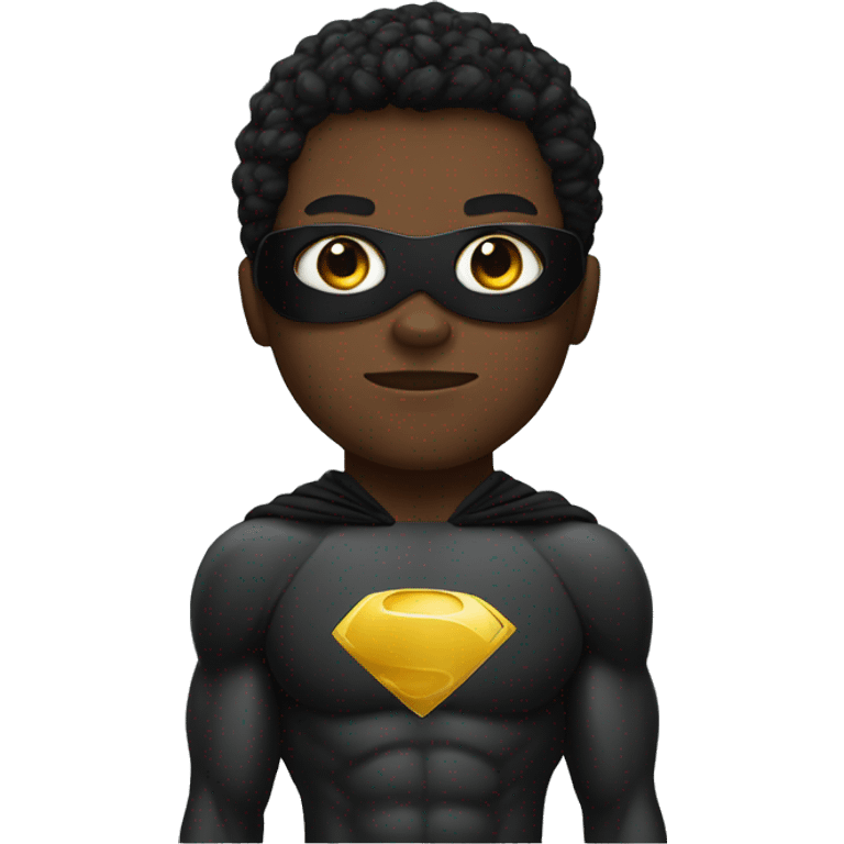 a black superhero  emoji