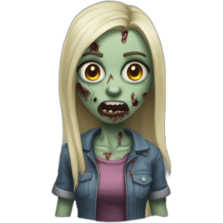 zombie girl emoji