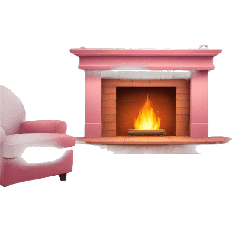 Winter Pink FirePlace emoji