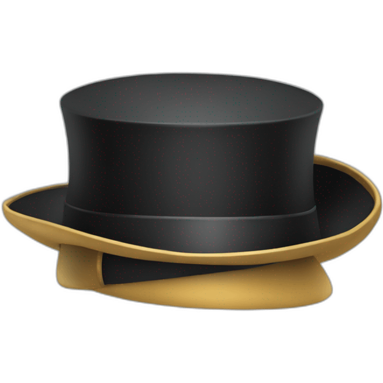 retro cylinder hat  emoji