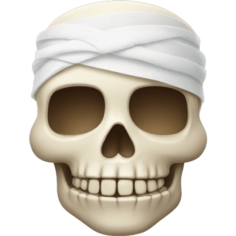 bandaged skull emoji