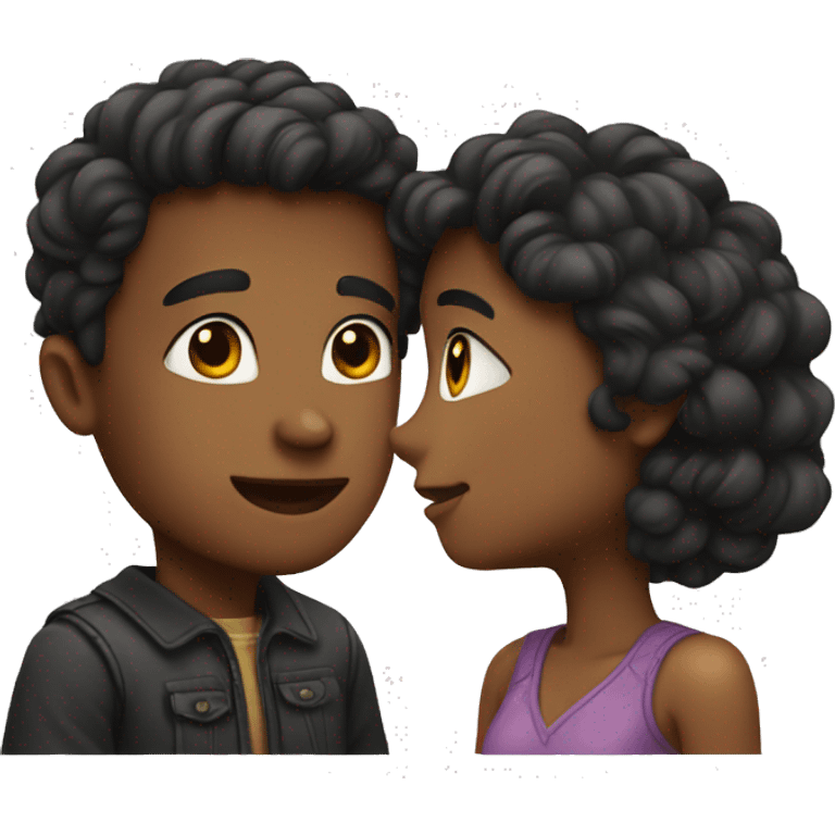 A boy and girl romance  emoji