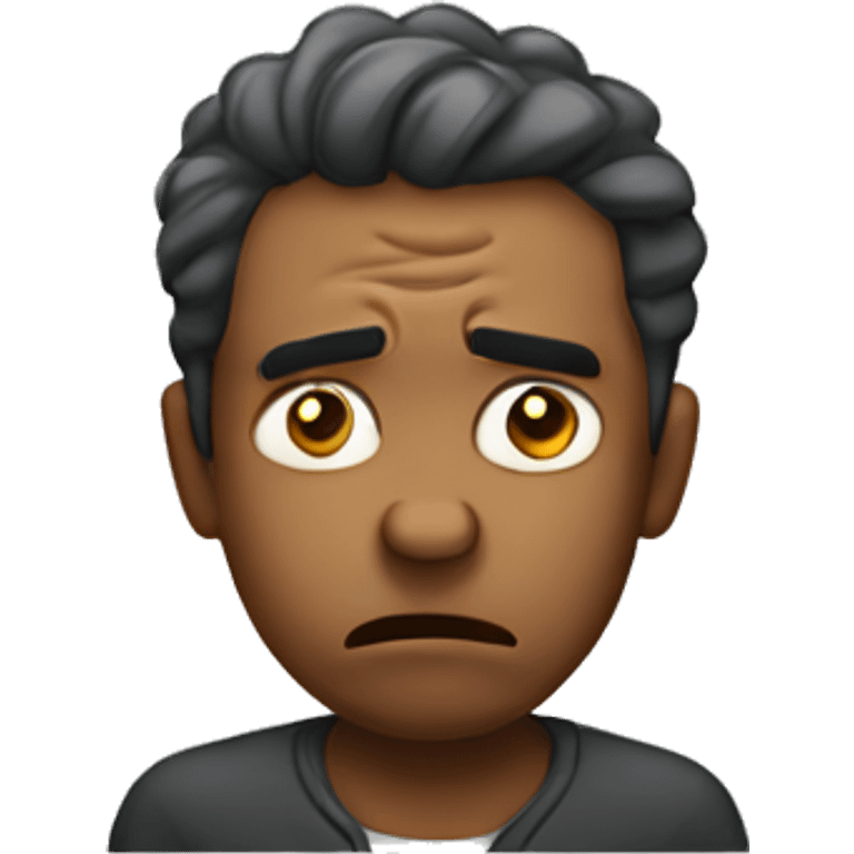 IRRITATED adult emoji