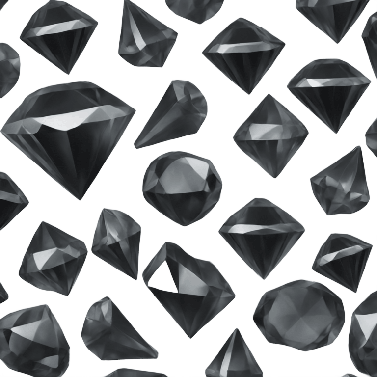 Black diamond emoji