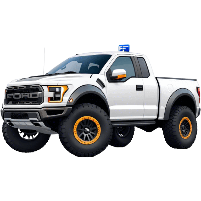 Ford f150 Raptor - Ford (Model Year: 2024) (Iconic colour: White) emoji