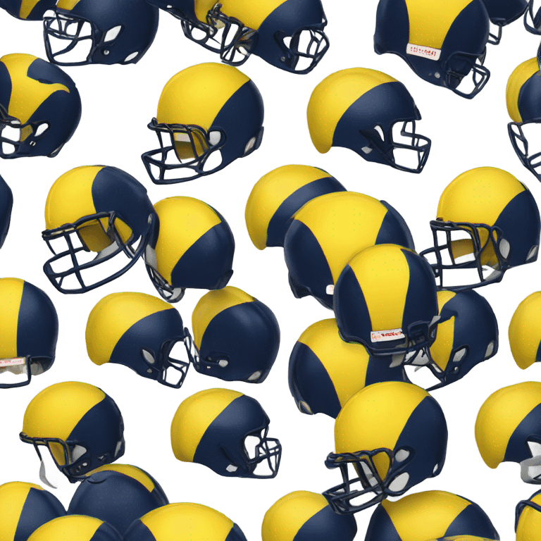 Michigan Wolverine Winged Helmet emoji