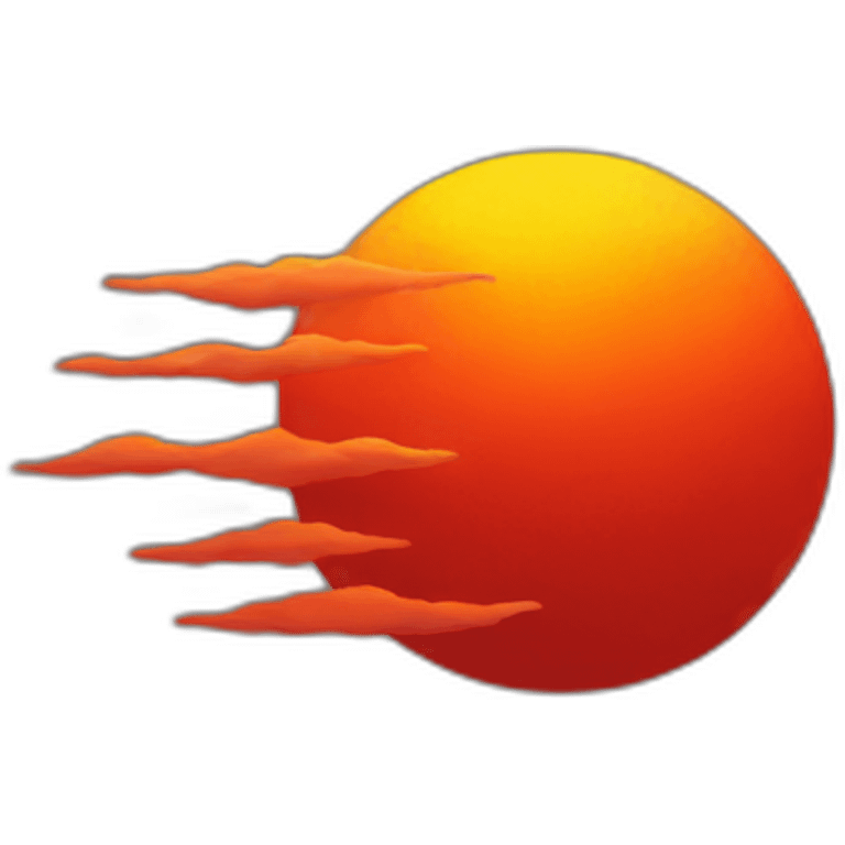 Red Sun  emoji