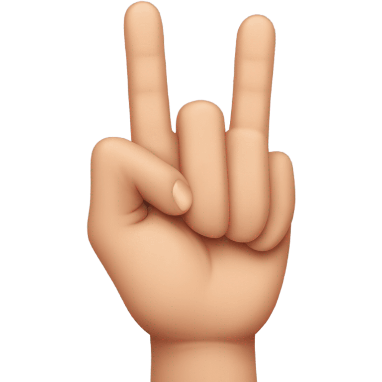 Los Angeles hand sign emoji