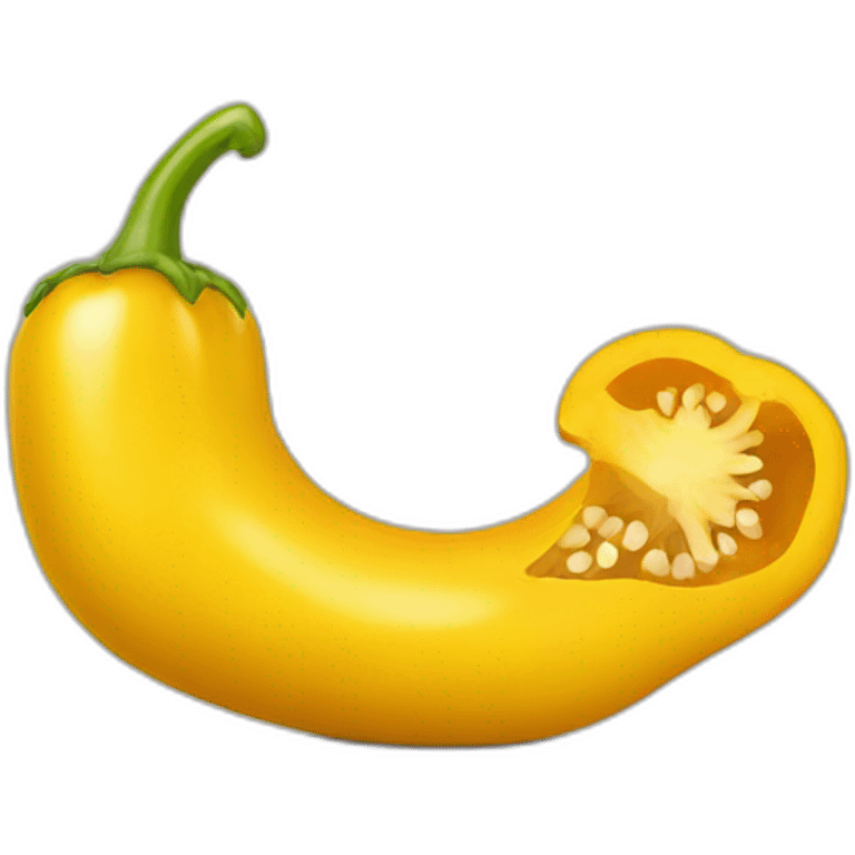 yellow pepper emoji