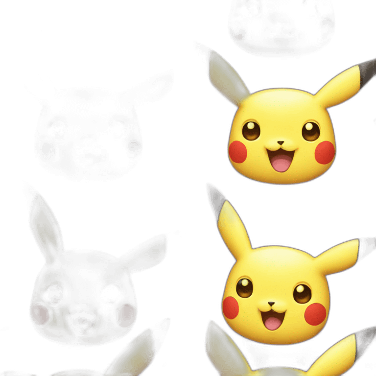 Pikachu red emoji