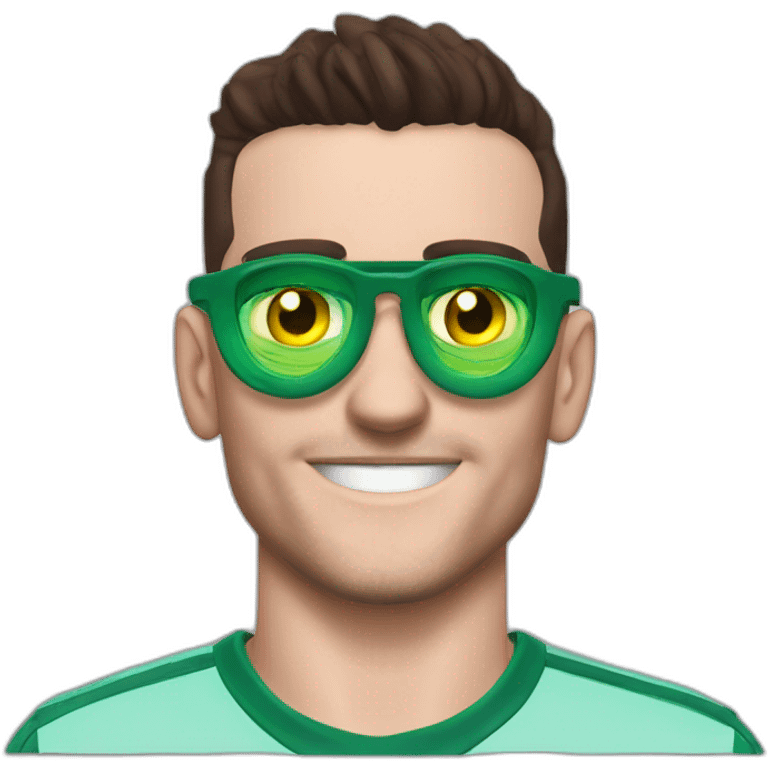 John McGinn finger goggles Aston villa emoji