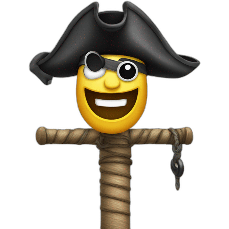 Pirate on the mast emoji