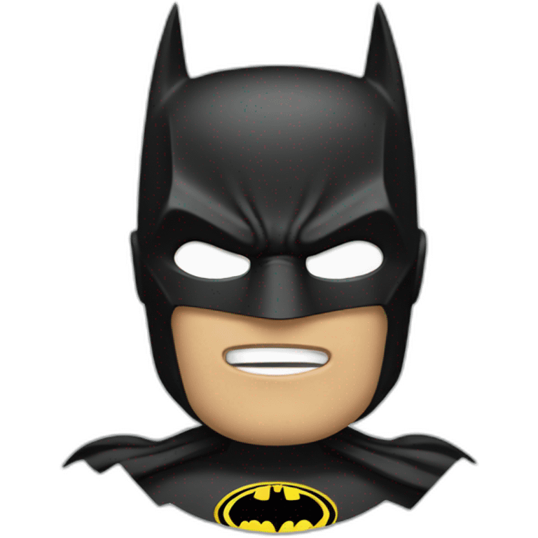 Batman with iPhone emoji