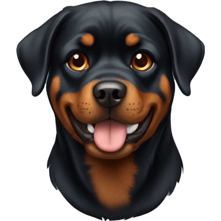 Rottweiler dog emoji