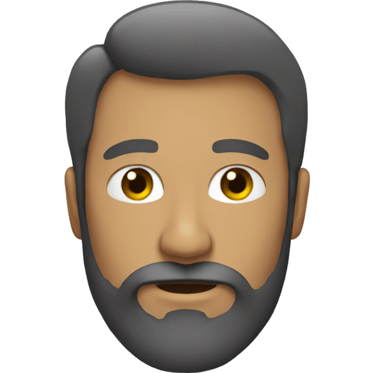 Beard man emoji